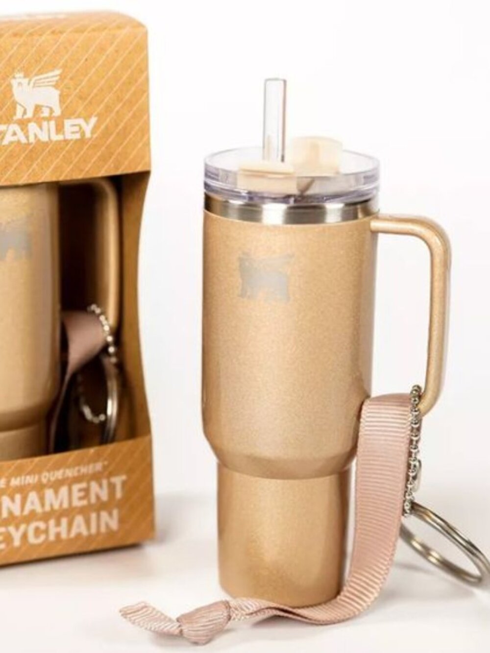 2 Stanley Mini Ornament Keychains